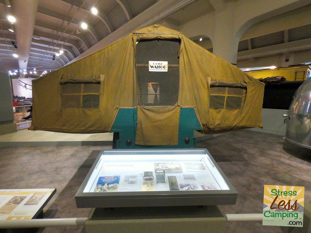 Early pop-up camper