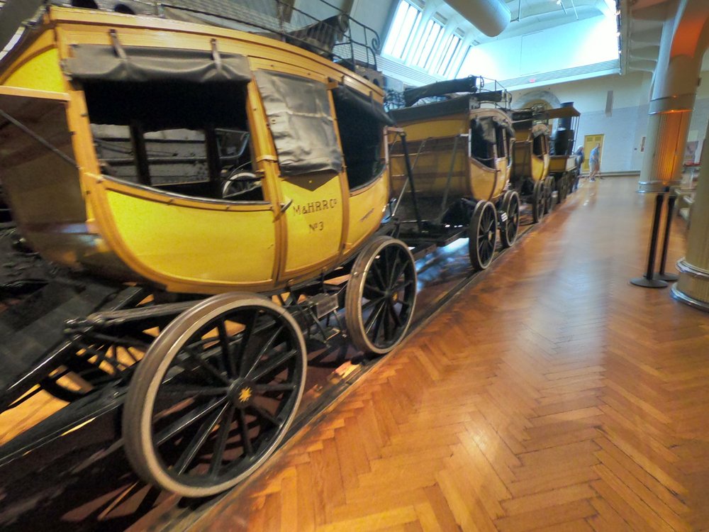 Historic train cars