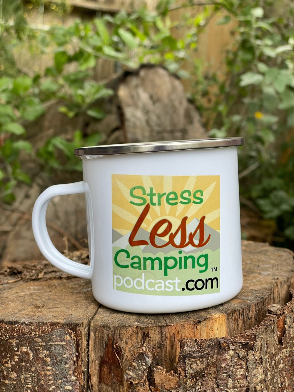 Stressless Camping 10 oz Enamel Mug by Nature Soup - StressLess Camping |  RV Camping community, resources, tips, tricks, discounts & hacks