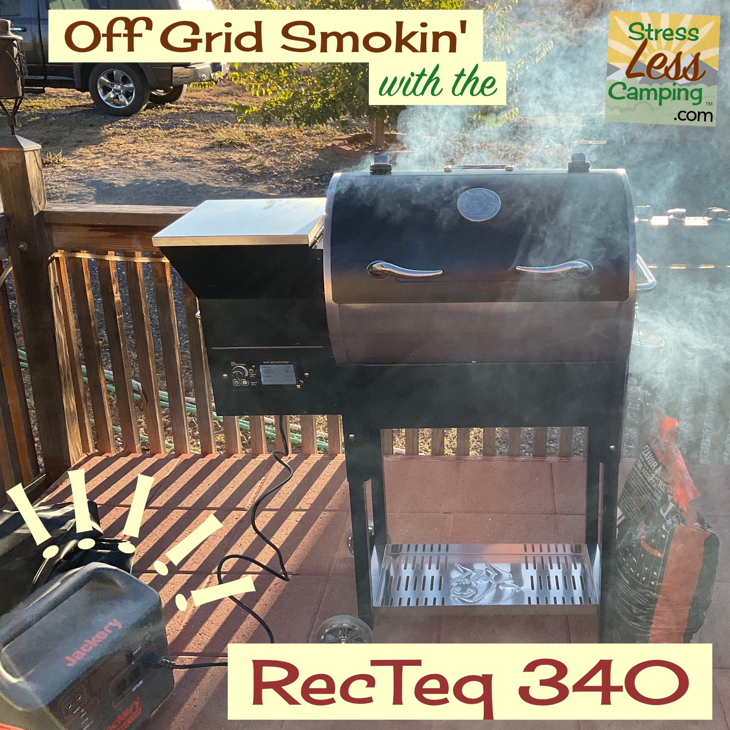 RecTeq 340 smoker review for off-grid RV camping and boondocking -  StressLess Camping