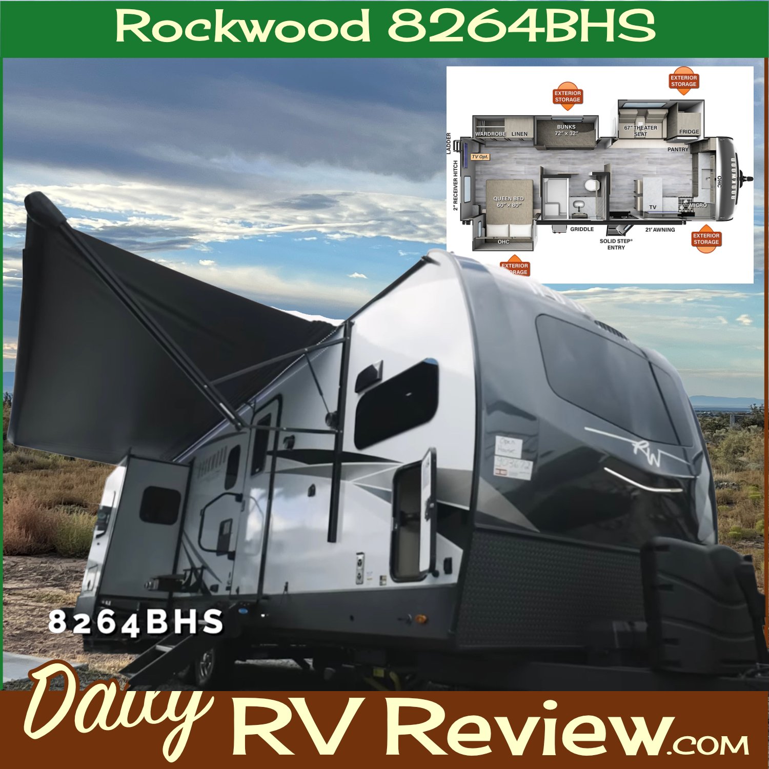 Gehoorzaamheid Goneryl Welke RV review: Rockwood Signature 8264BHS - Honest daily RV reviews -  StressLess Camping