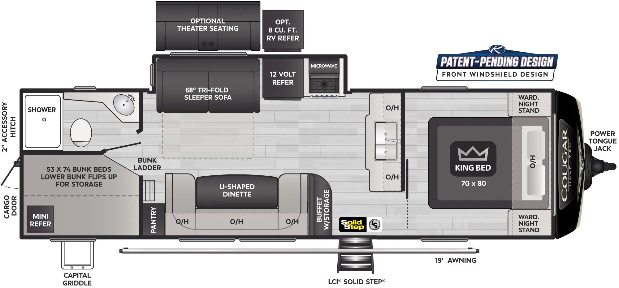 Keystone Cougar 27BHS floor plan.jpeg