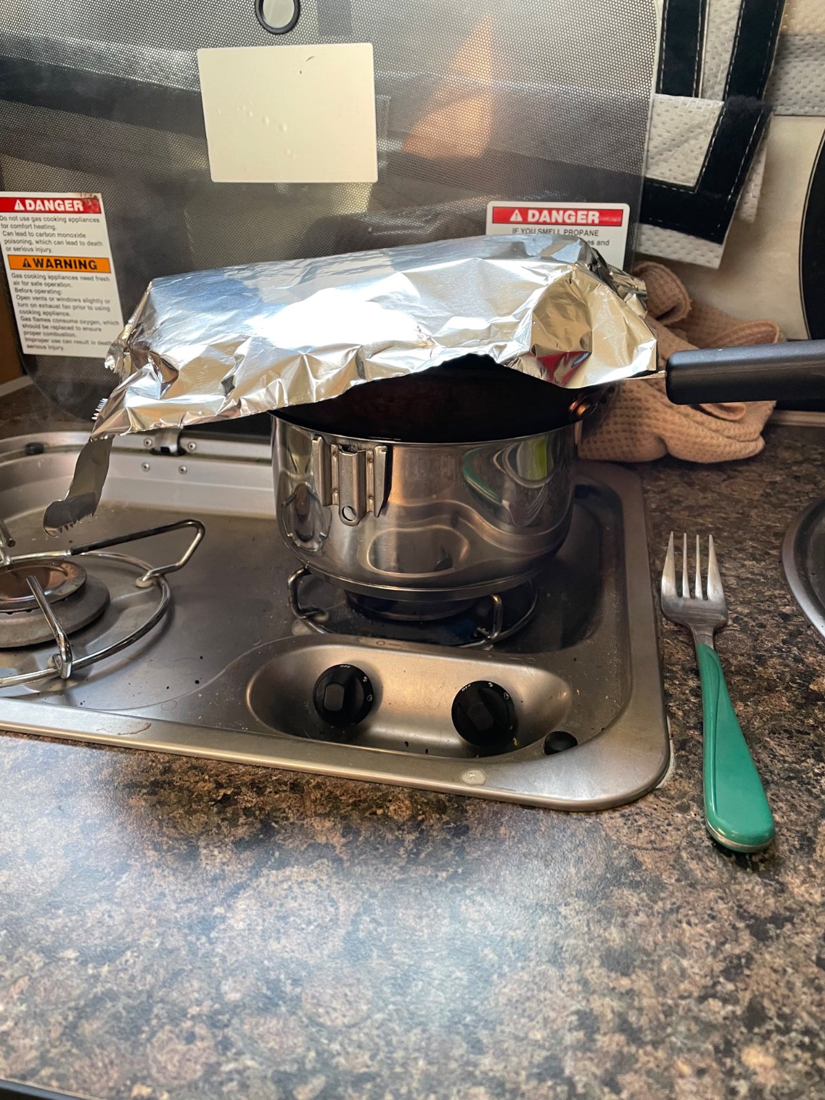 reheating a meal