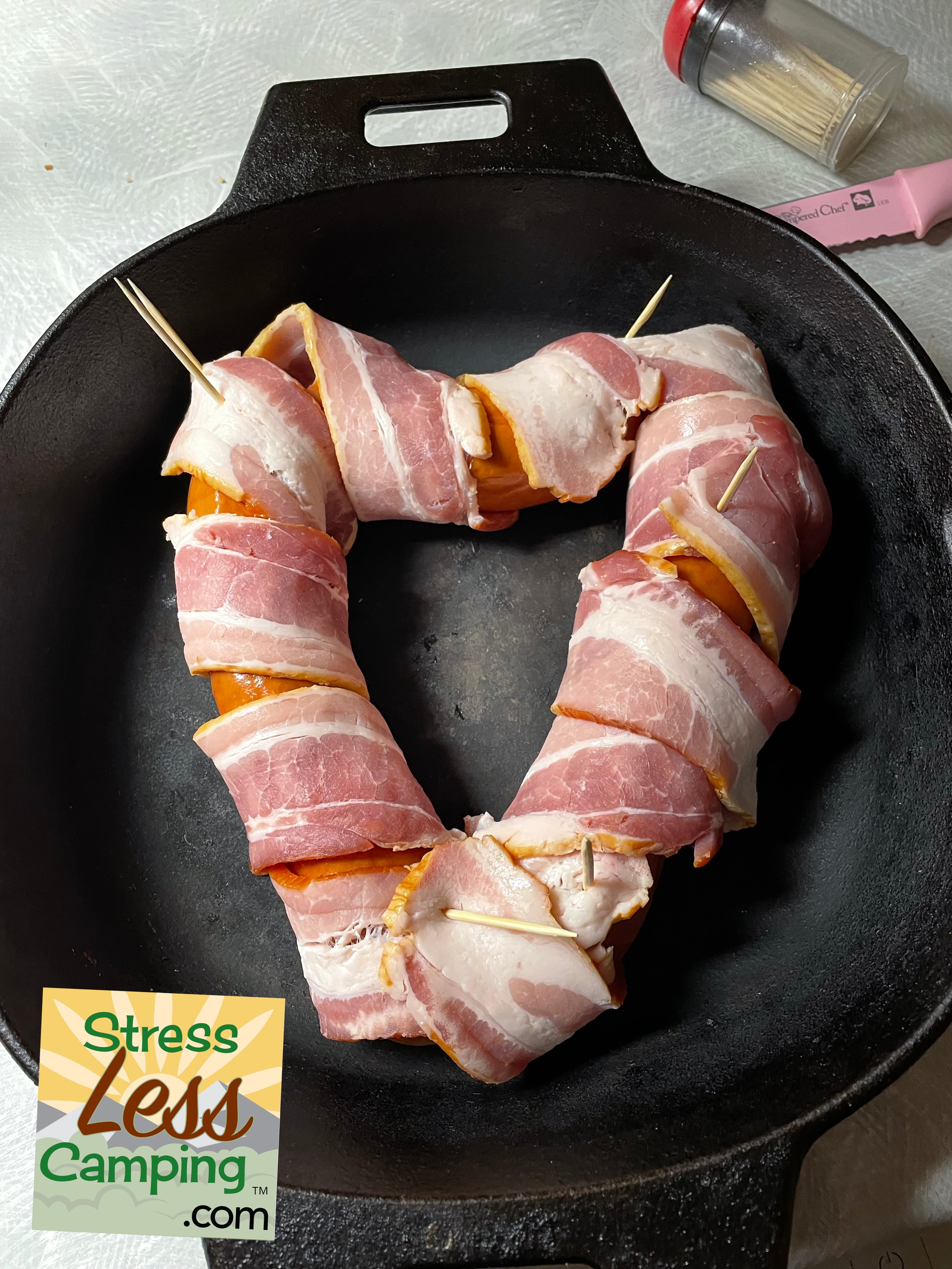 Love Sausage bacon wrap