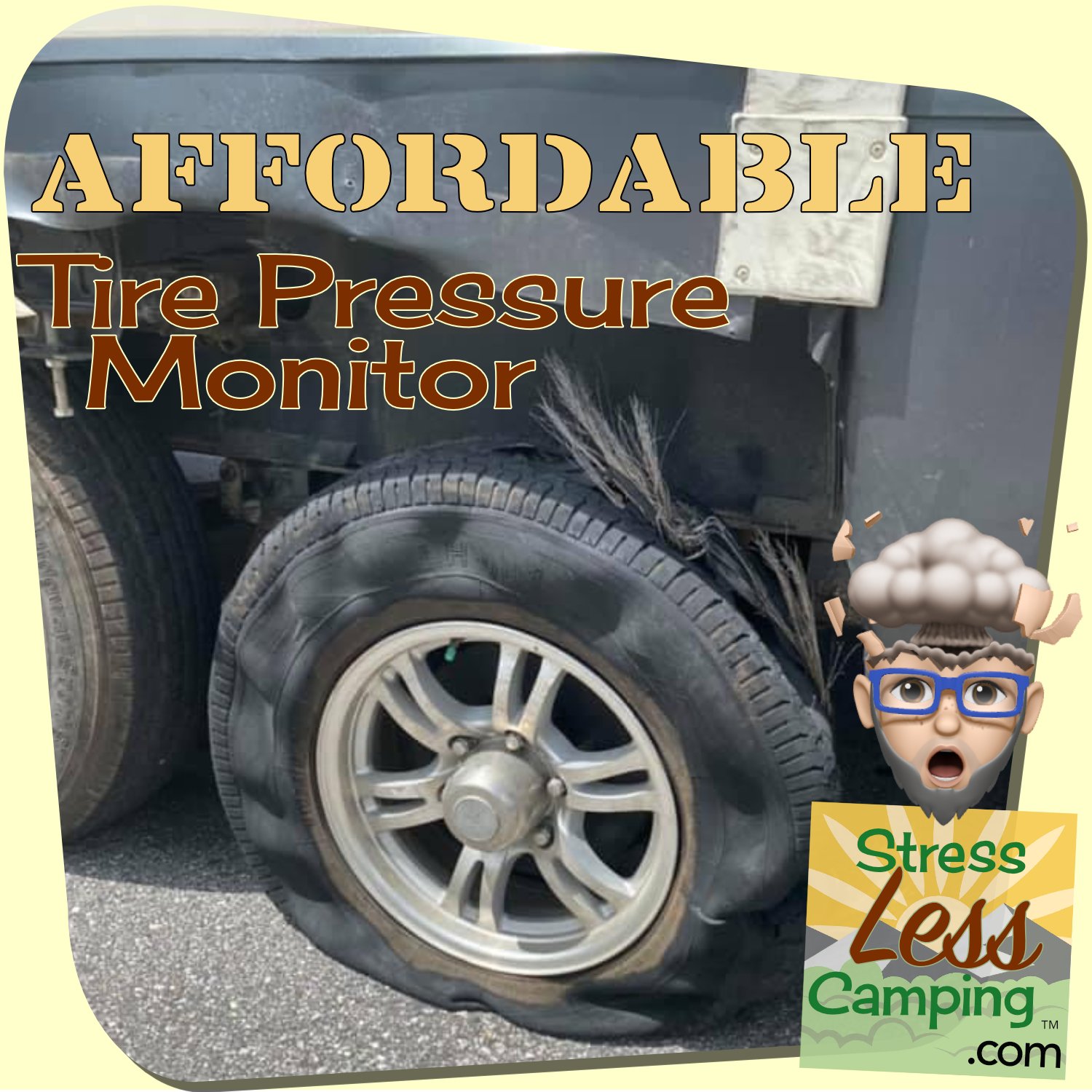 Affordable tire pressure monitor system (TPMS) 