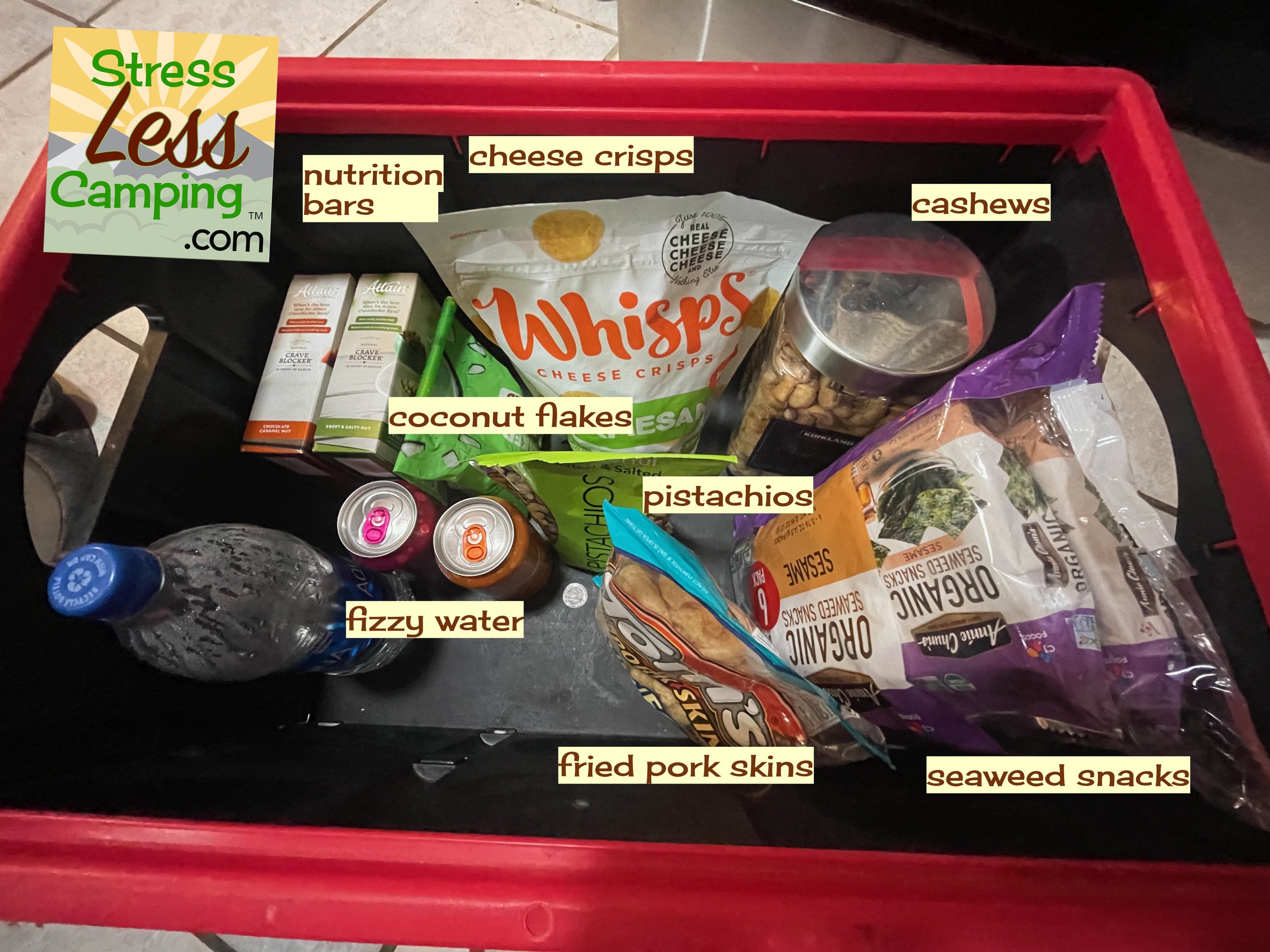 Snack Box labeled