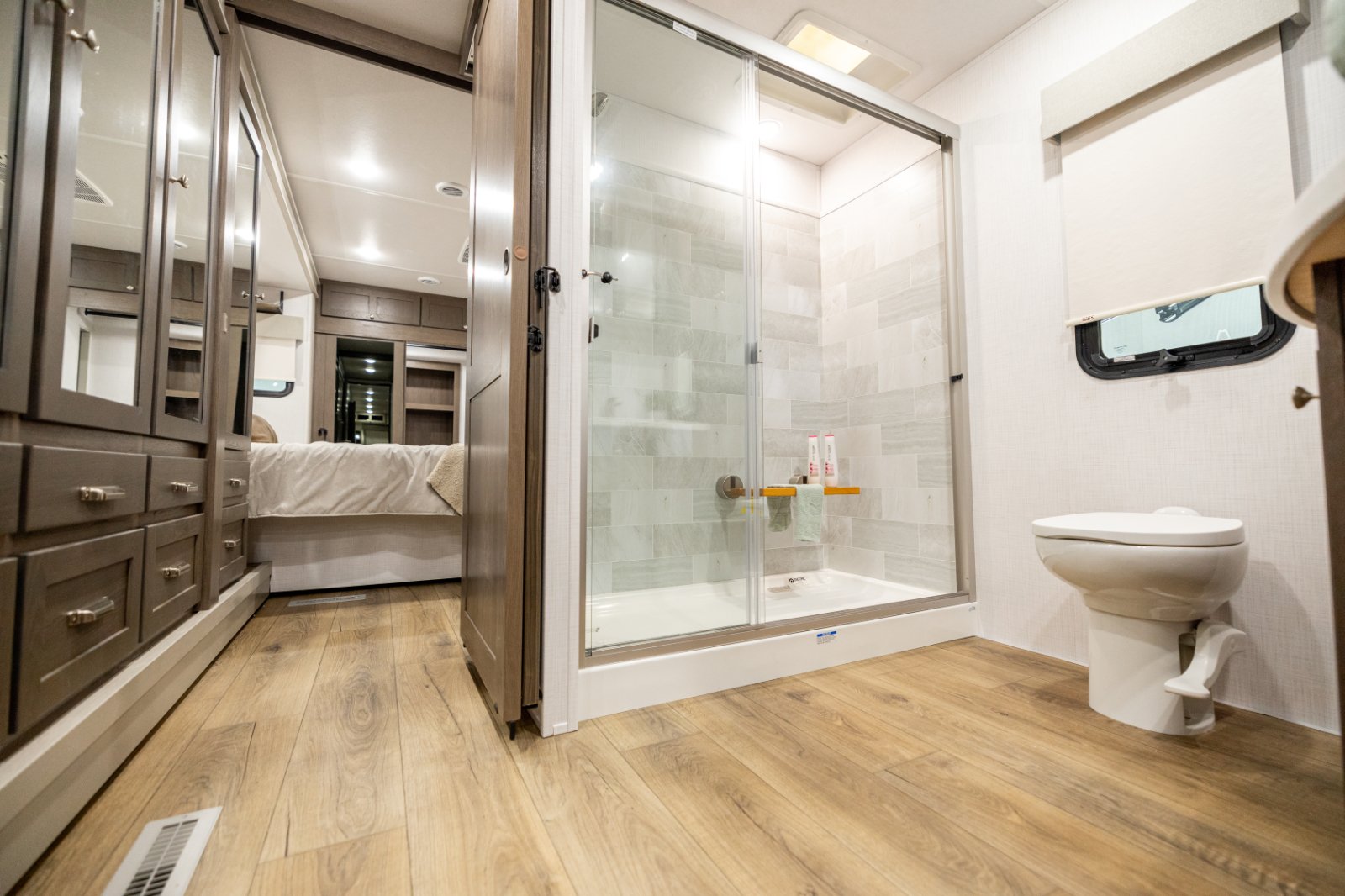 Rockwood Luxury Ranch R393RL Interior Bathroom Shower.jpg