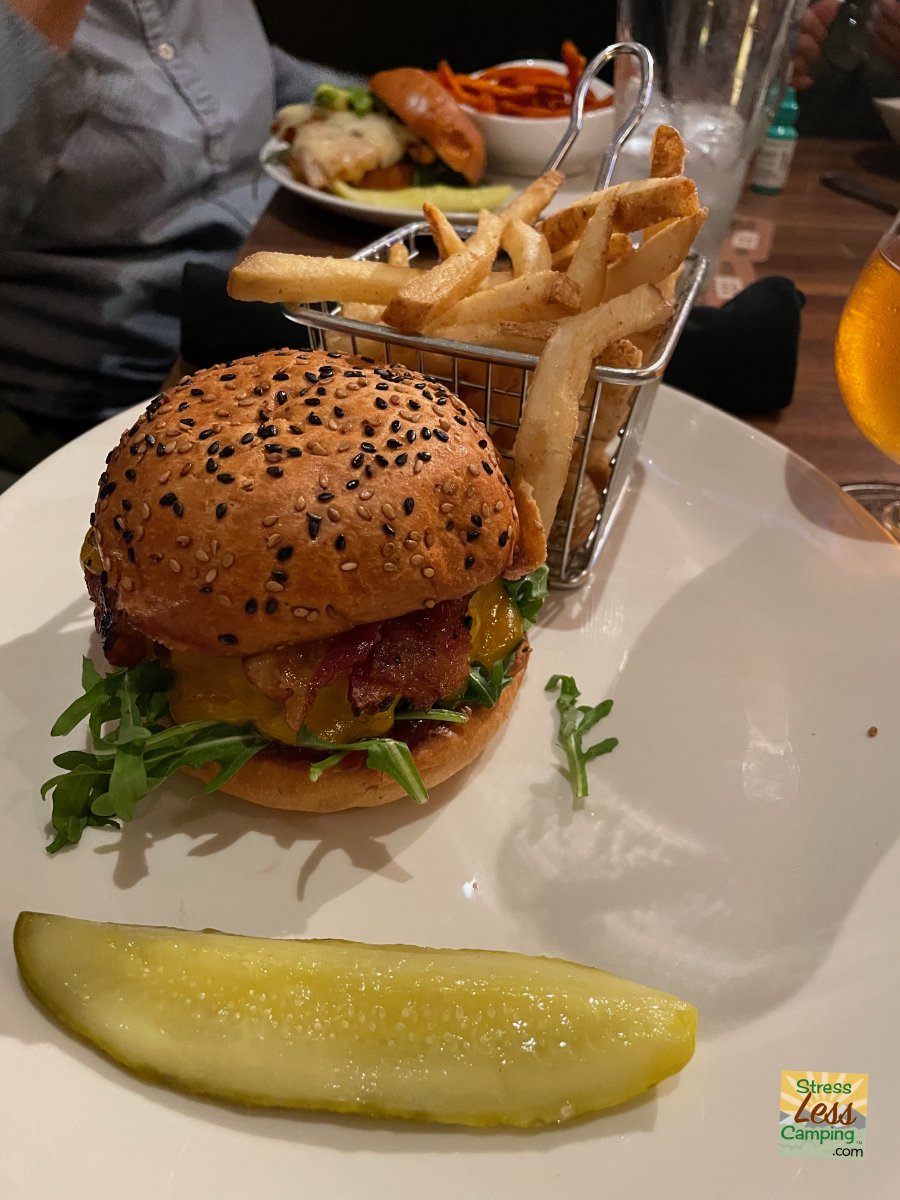 A delicious burger at the Yard House in Long Beach.jpg