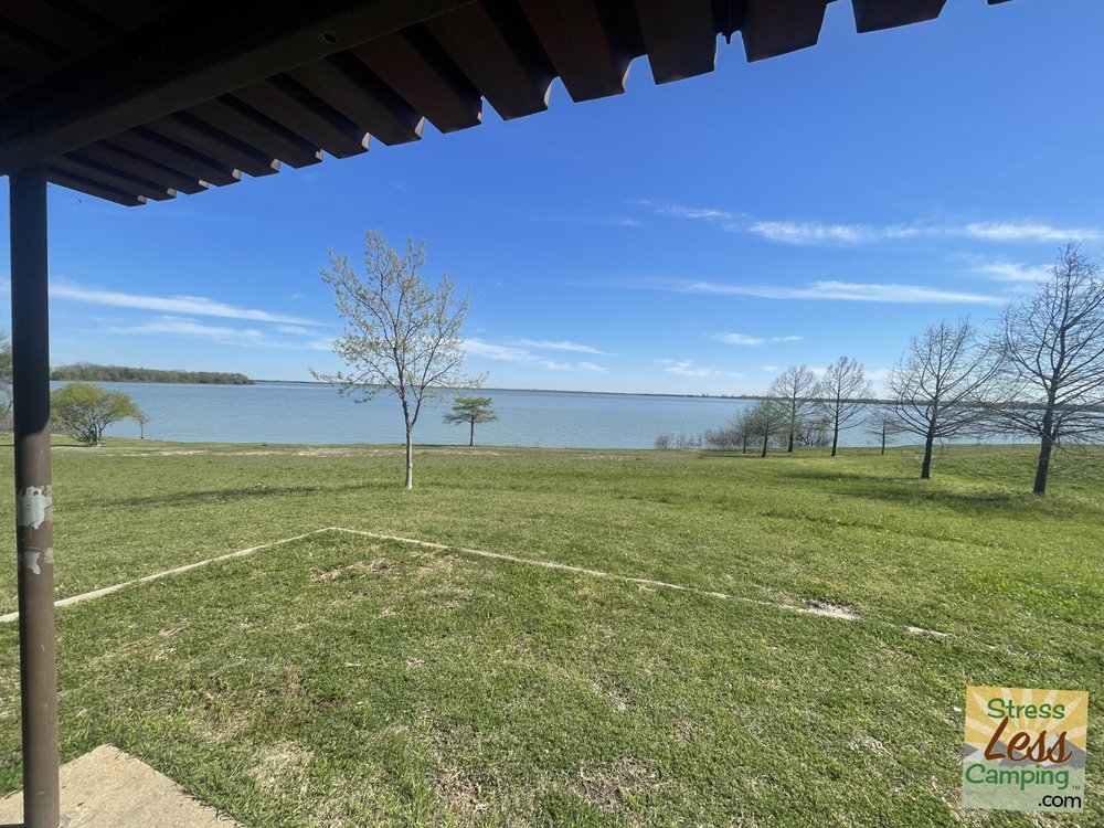 Beautiful views and spacious spots at Clear Lake Park on Lake Livingston in Texas