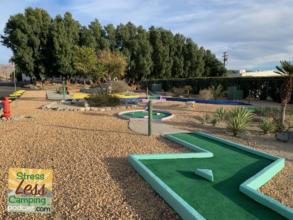 Miniature golf course at KOA Joshua Tree-Palm Springs
