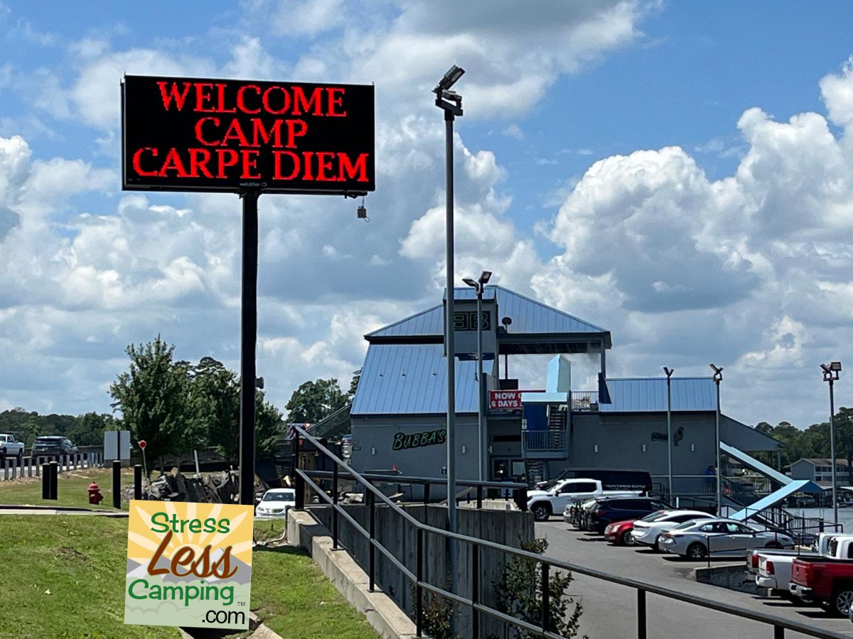 Bubba's Brew welcomed Camp Carpe Diem in their sign