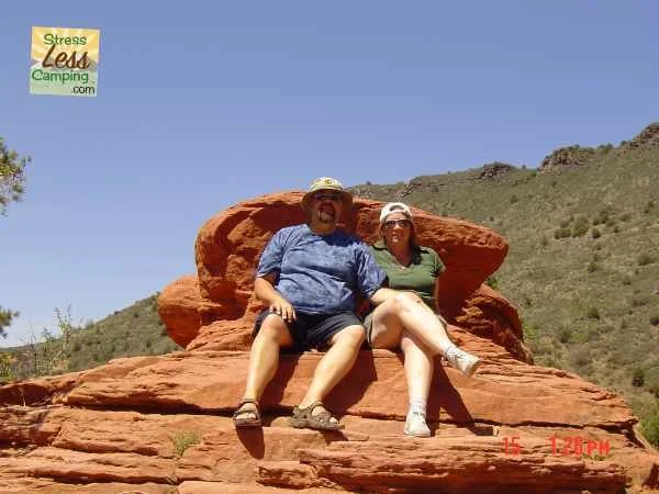 Tony and Peggy in Sedona in 2004