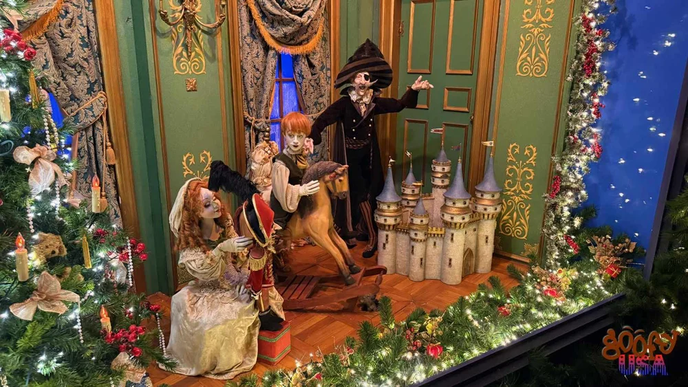 Animated scenes from the Nutcracker window display at Castle Noel.jpg