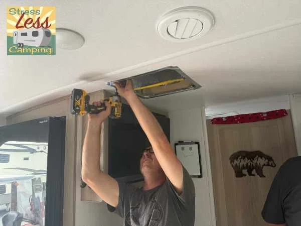 Installation of the Chill Cube in our Rockwood Mini Lite 2506FK