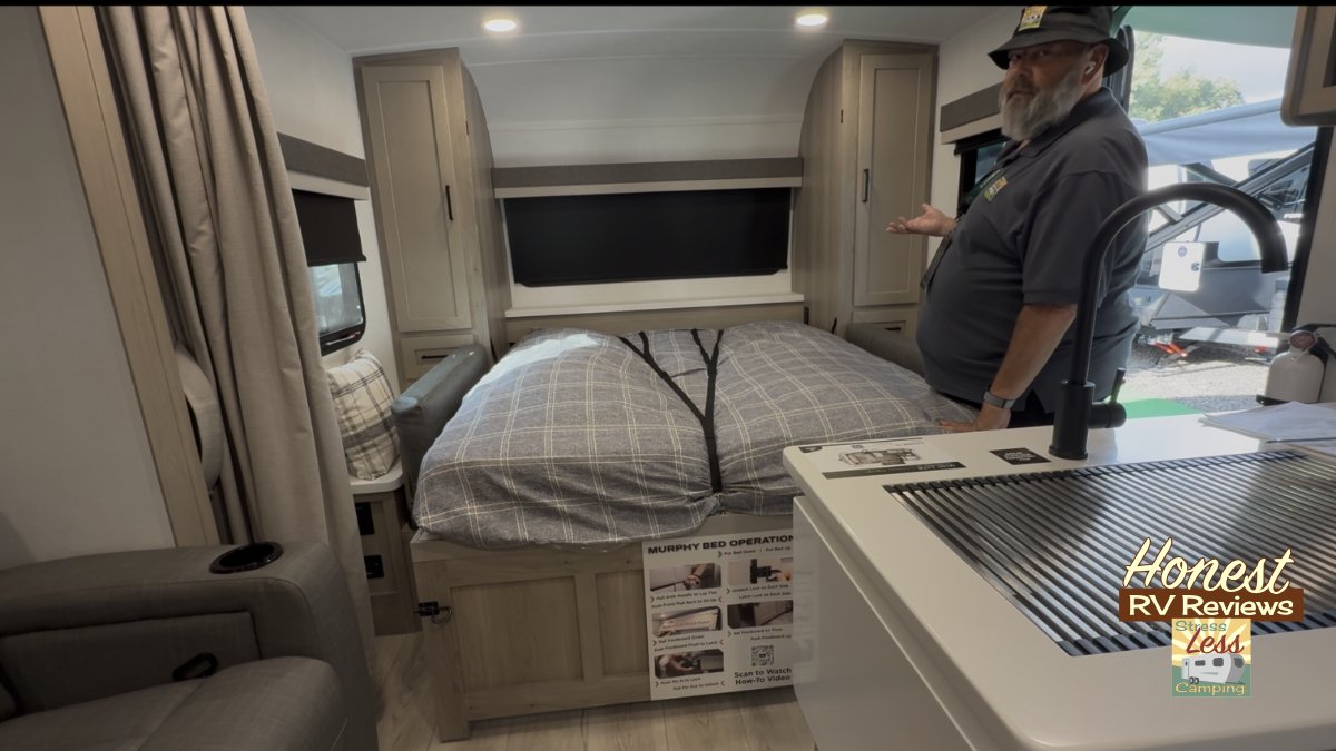 The Murphy bed deployed in the Rockwood Mini Lite 2108RB.jpg