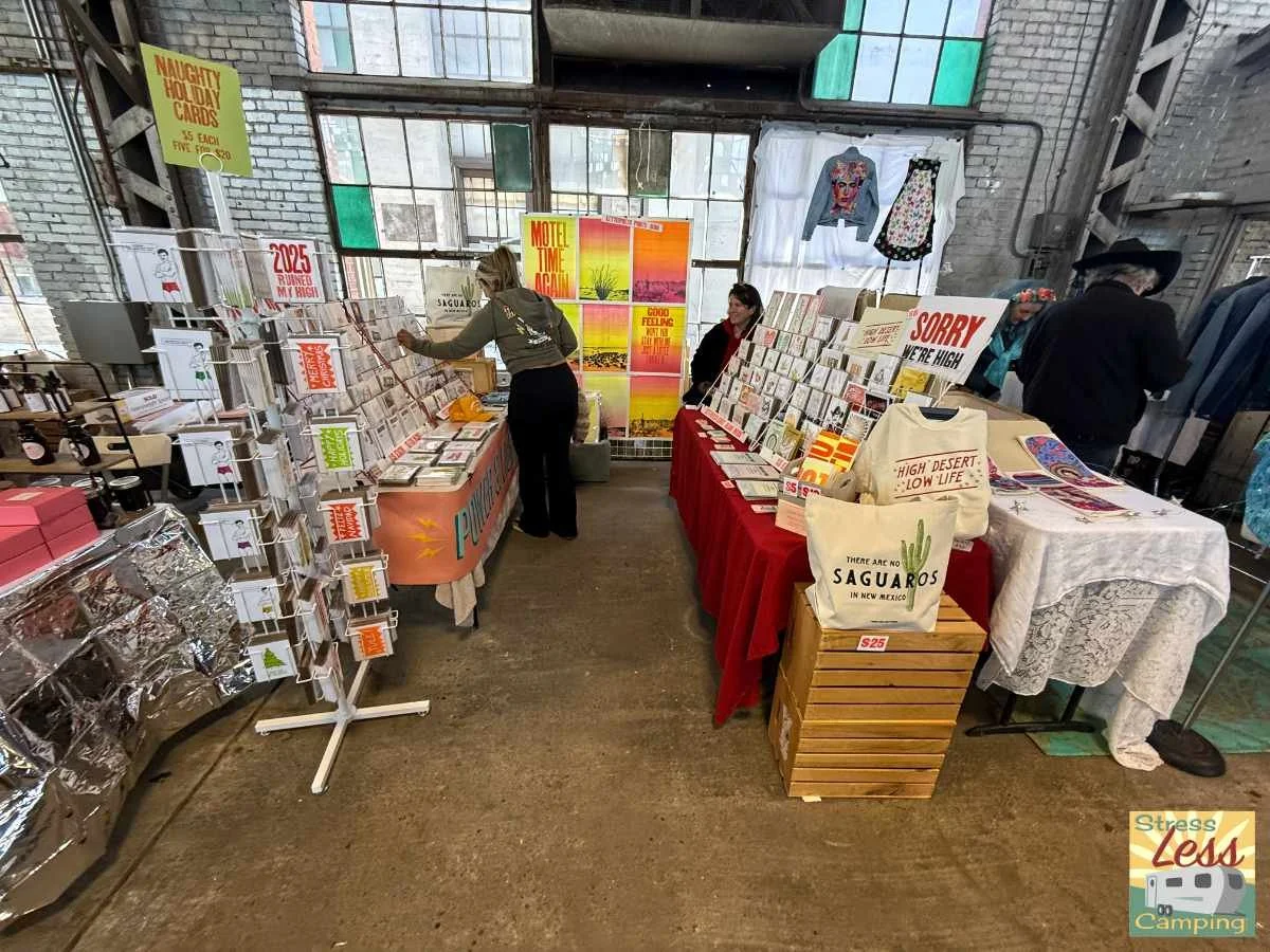 One of the very creative booths at the Rail Yards market.jpg
