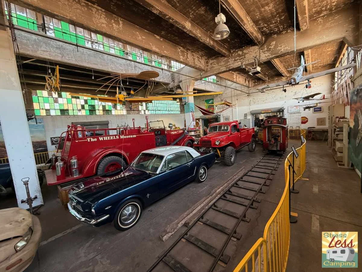 Cool wheels of all sorts at the Wheels Museum in Albuquerque including a train ride.jpg