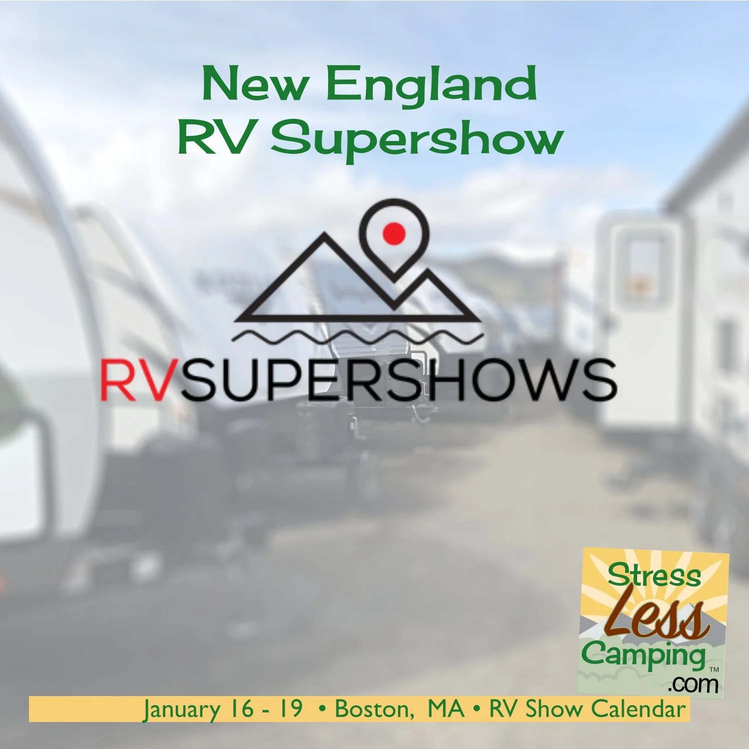 New England RV Supershow in Boston 2026