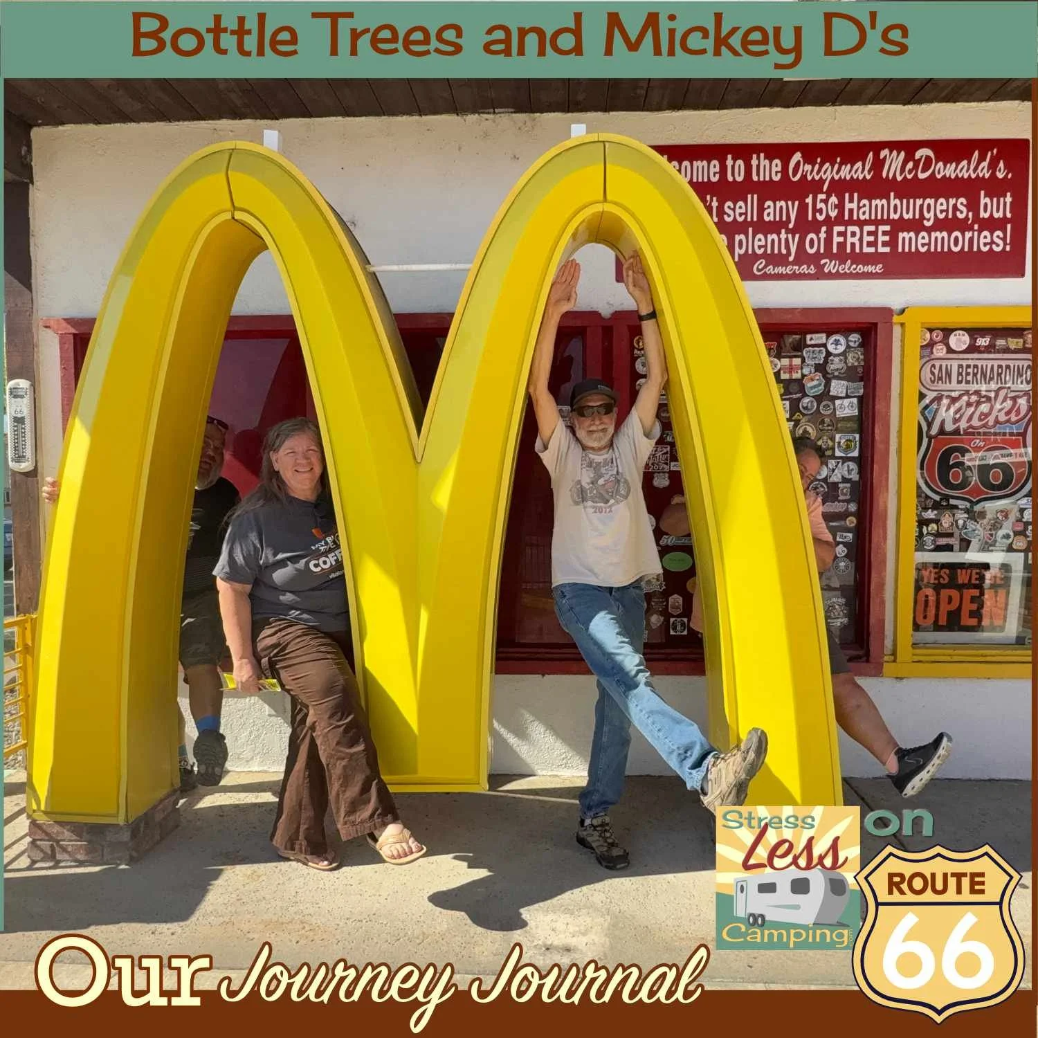 Mickey D's and Bottle Trees - unique pieces of Route 66
