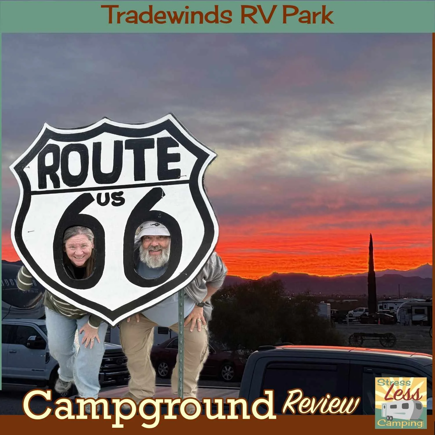 Tradewinds RV Park on Route 66 near Kingman and Oatman Arizona