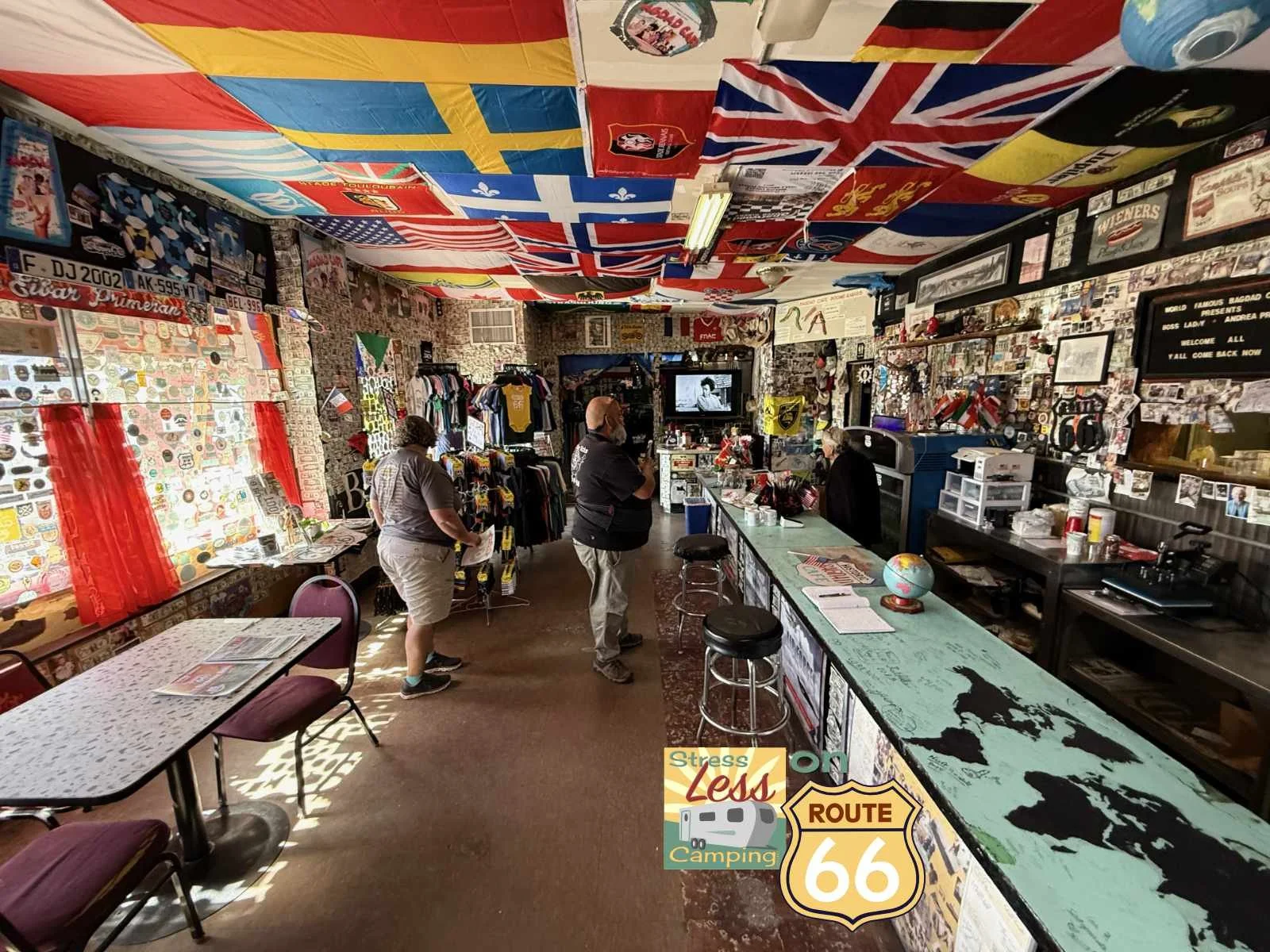 Overwhelming volume of stuff to see at the Bagdad Cafe.jpg