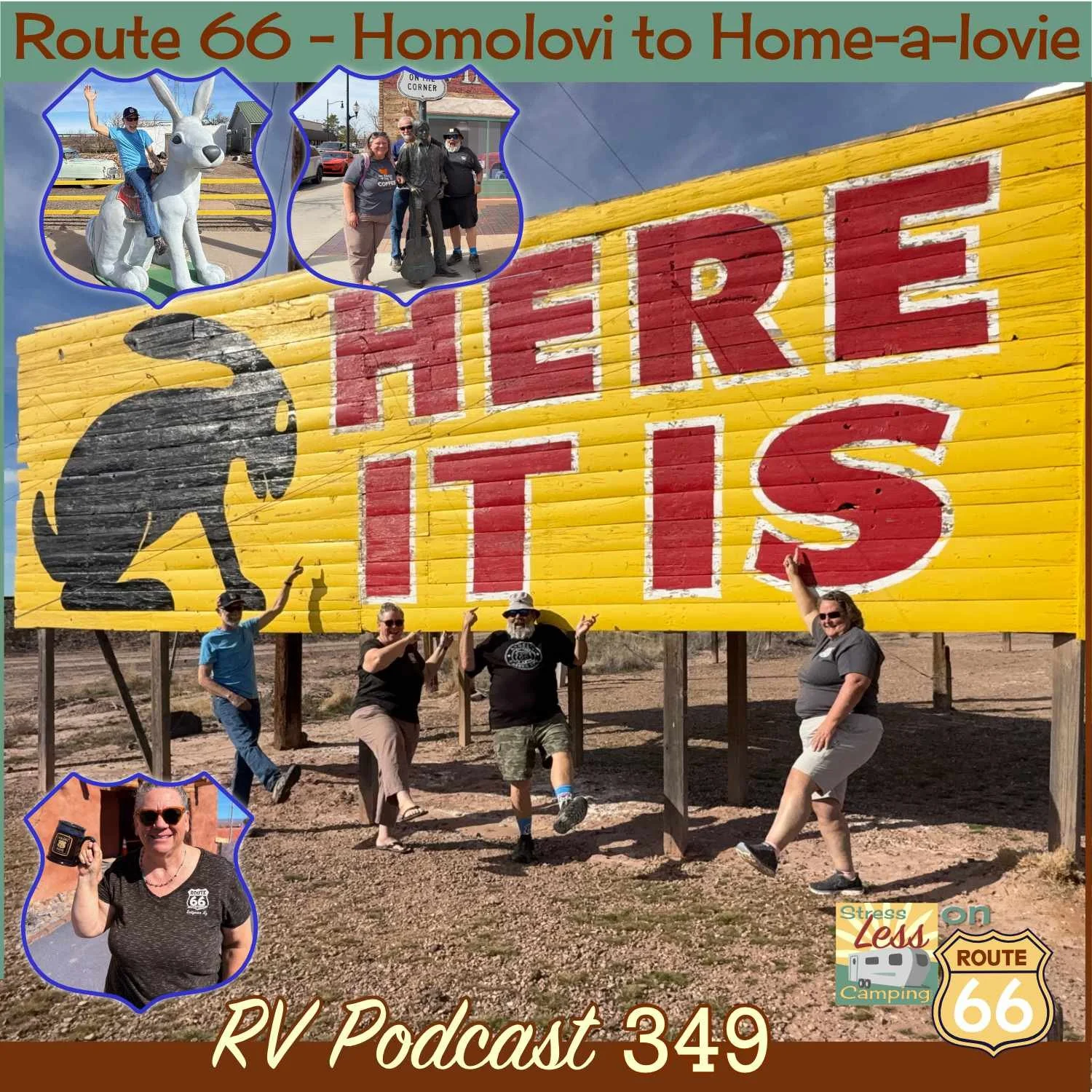 Route 66 from Homolovi to home-a-lovie - RV podcast 348
