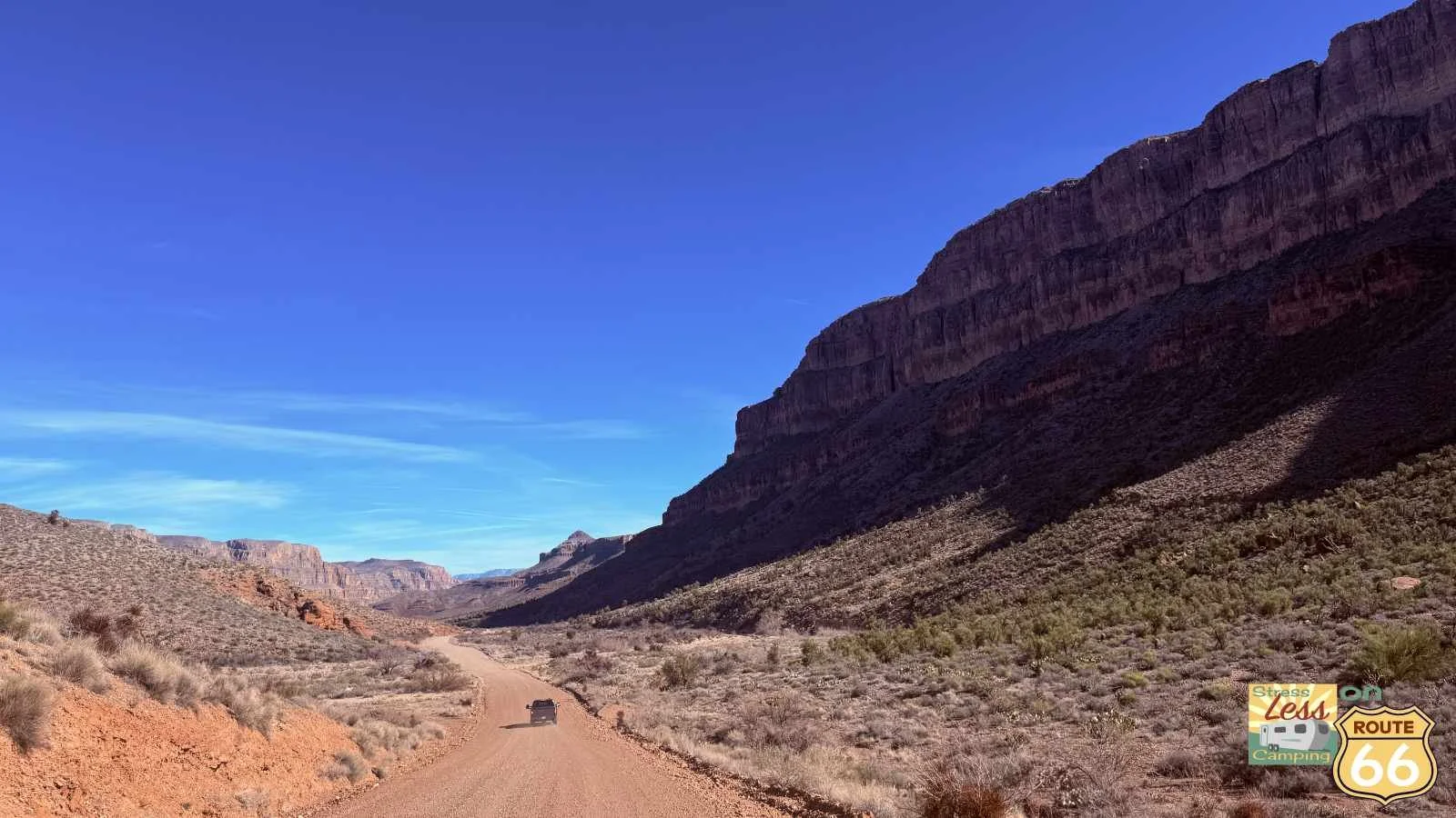 The walls of the Grand Canyon tower over the road and make for incredible views.jpg