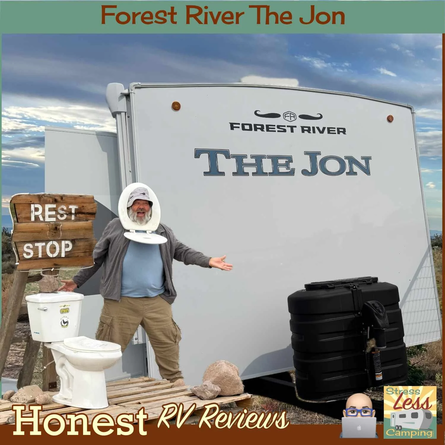 Checking out The Jon from Forest River