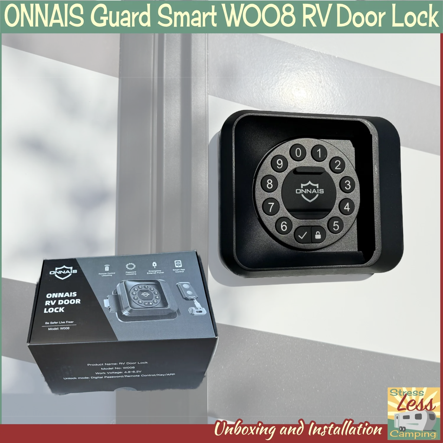 Smart Keyless Entry for Travel Trailers