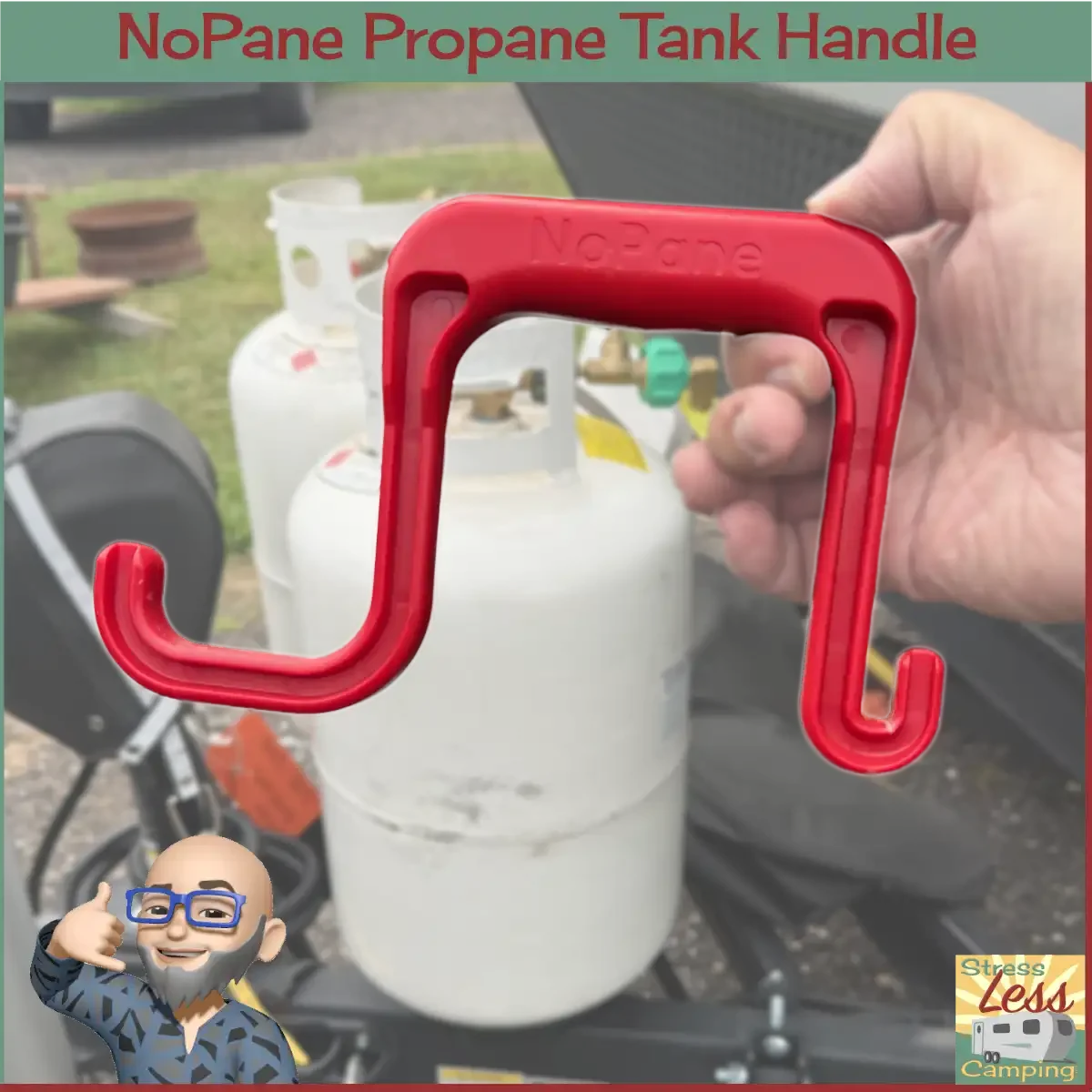 NoPane propane tank carry handle review