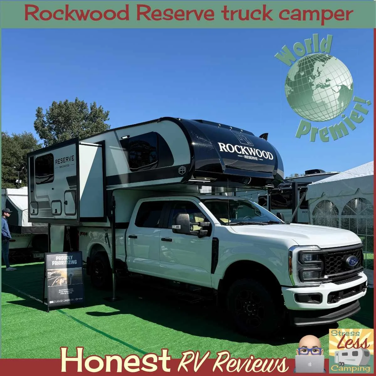World premier of the 2027 Rockwood Reserve truck camper