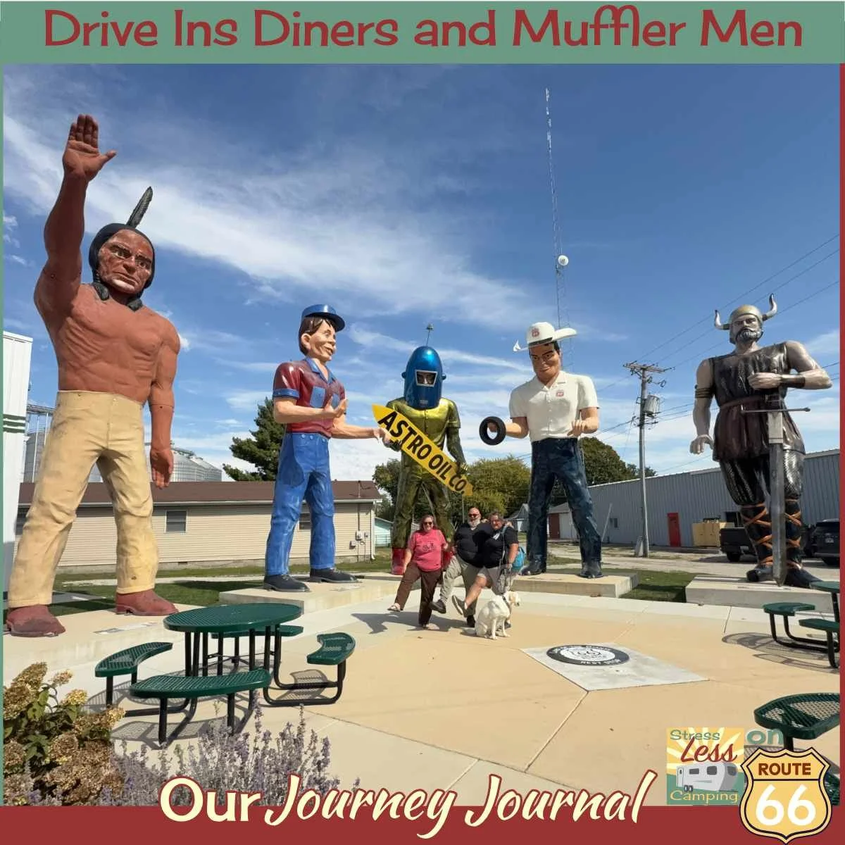 Drive Ins, Diners and Muffler Men on Route 66 in Northern Illinois