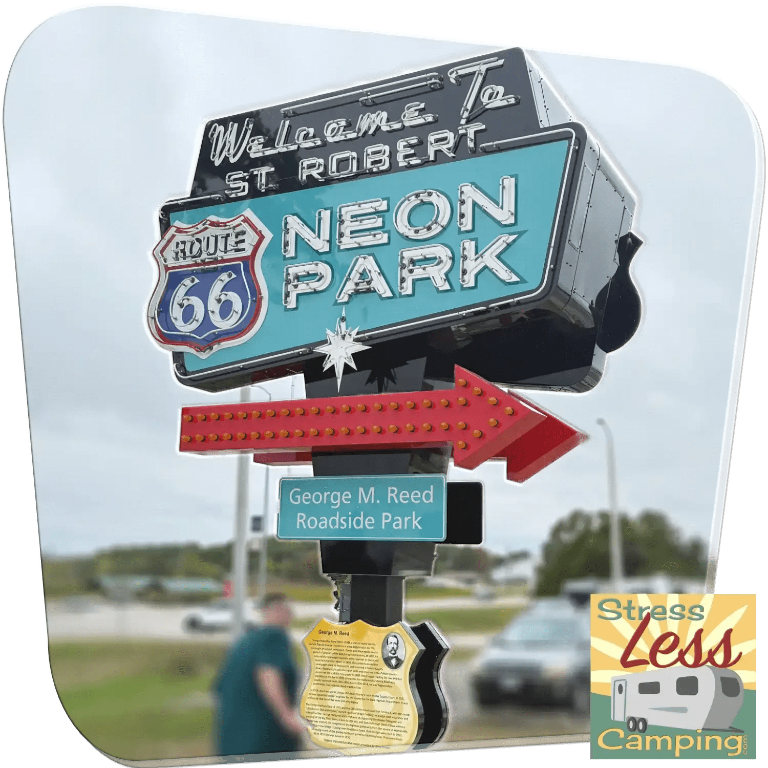 Route 66 Neon Park in St. Robert, Missouri: A Glowing Tribute to the Mother Road