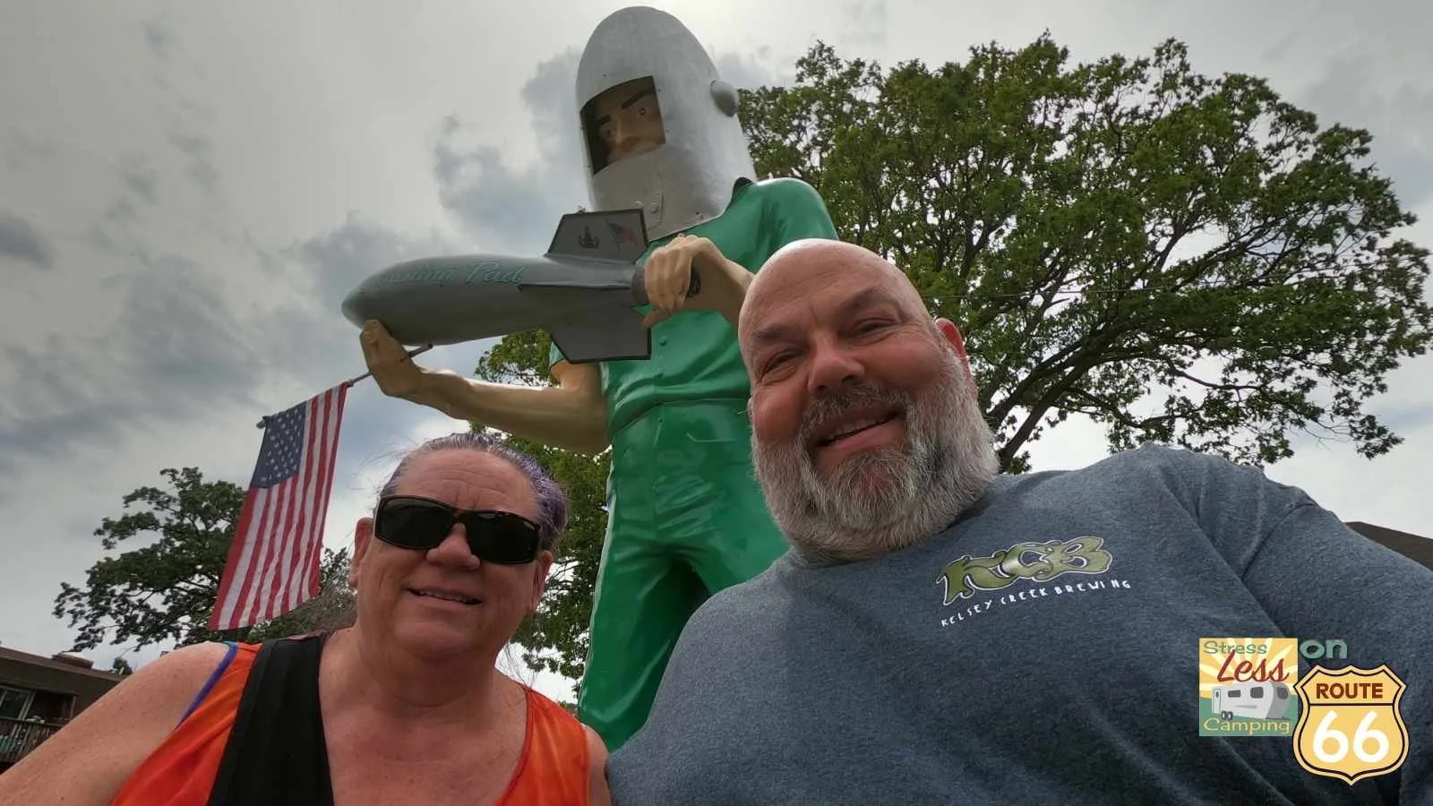 The Gemini Giant at the original site of the Launching Pad in 2021.jpg 2021