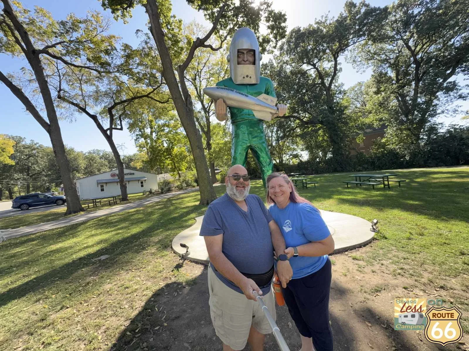 The Gemini Giant as he stands today on Route 66