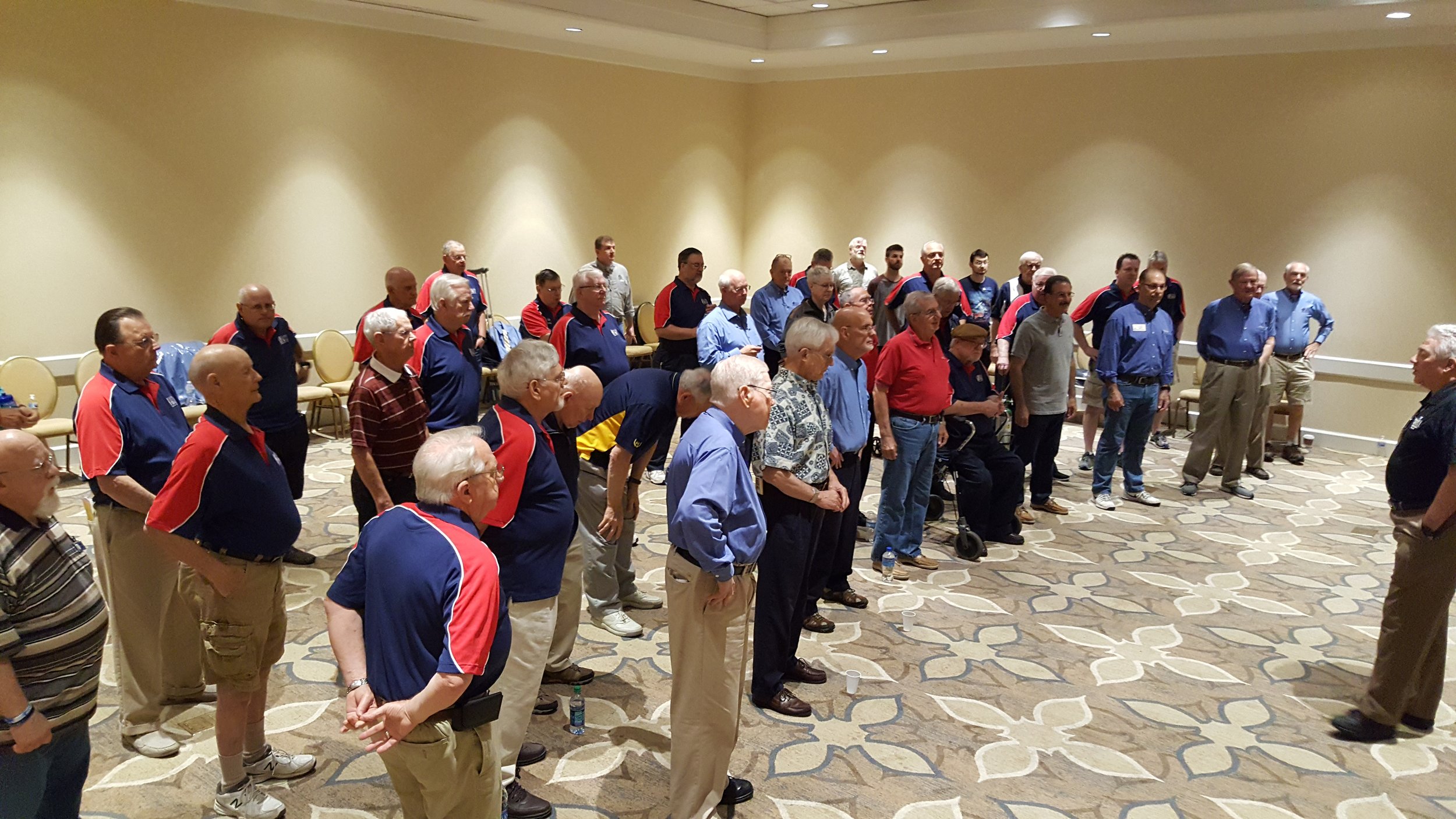 Our Saturday morning rehearsal before the contest.