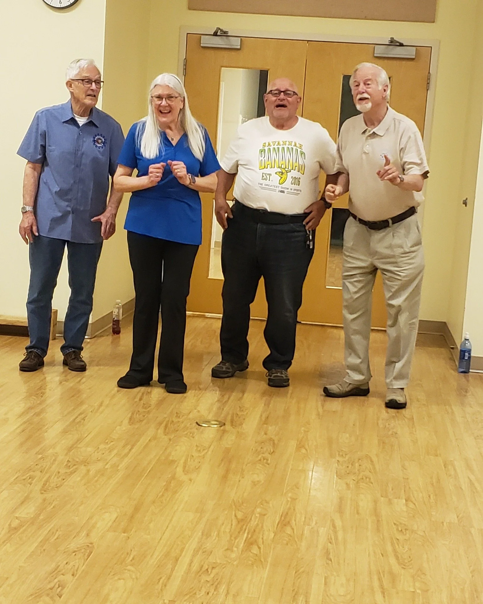 Tuesday night the Virginians were serenaded by a brand new quartet, Melody in Blue! Look forward to hearing them for yourself on an upcoming show!