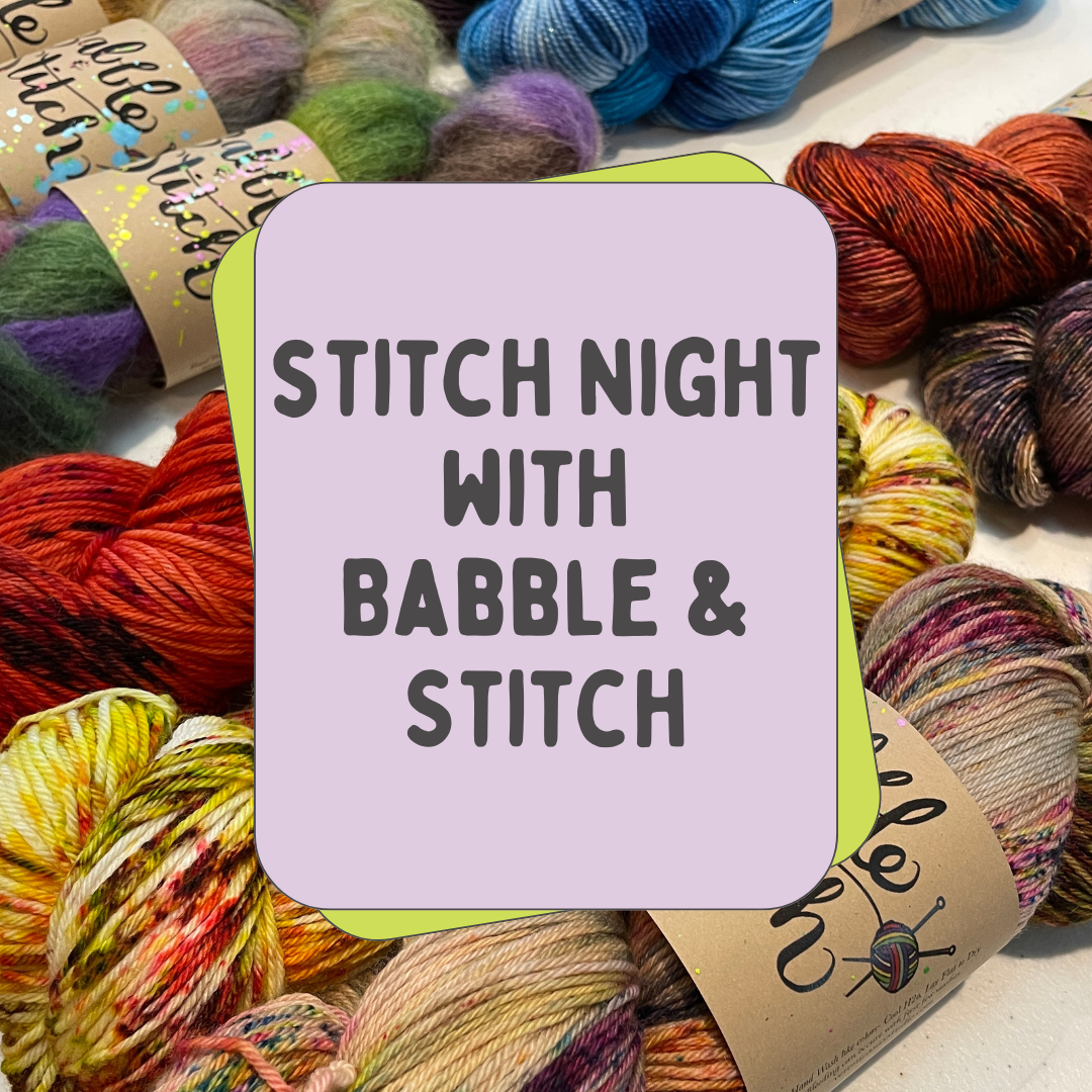 Stitch Night with Babble &amp; Stitch at Sister-Arts Studio