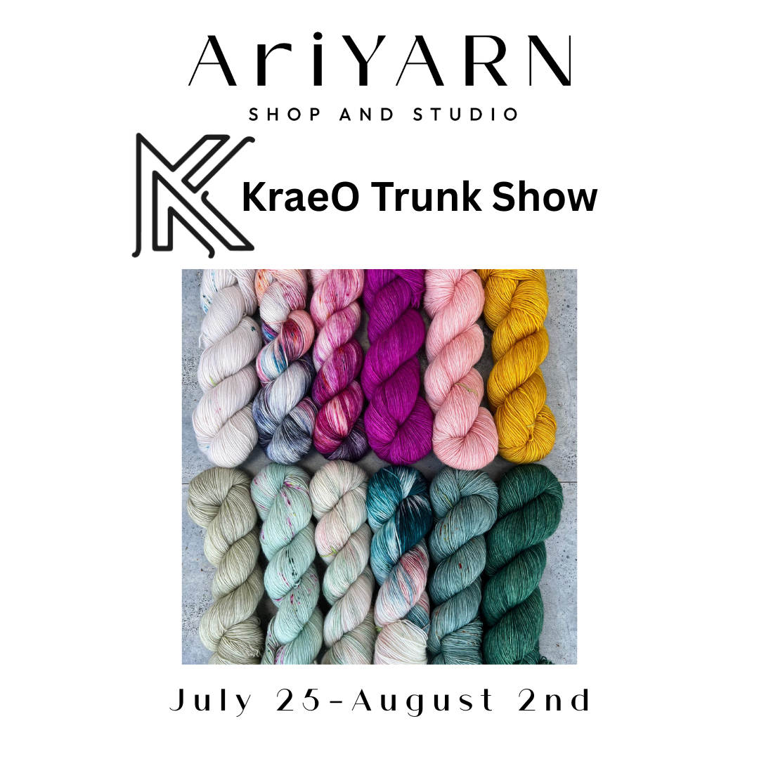 KraeO Trunk Show at AriYARN