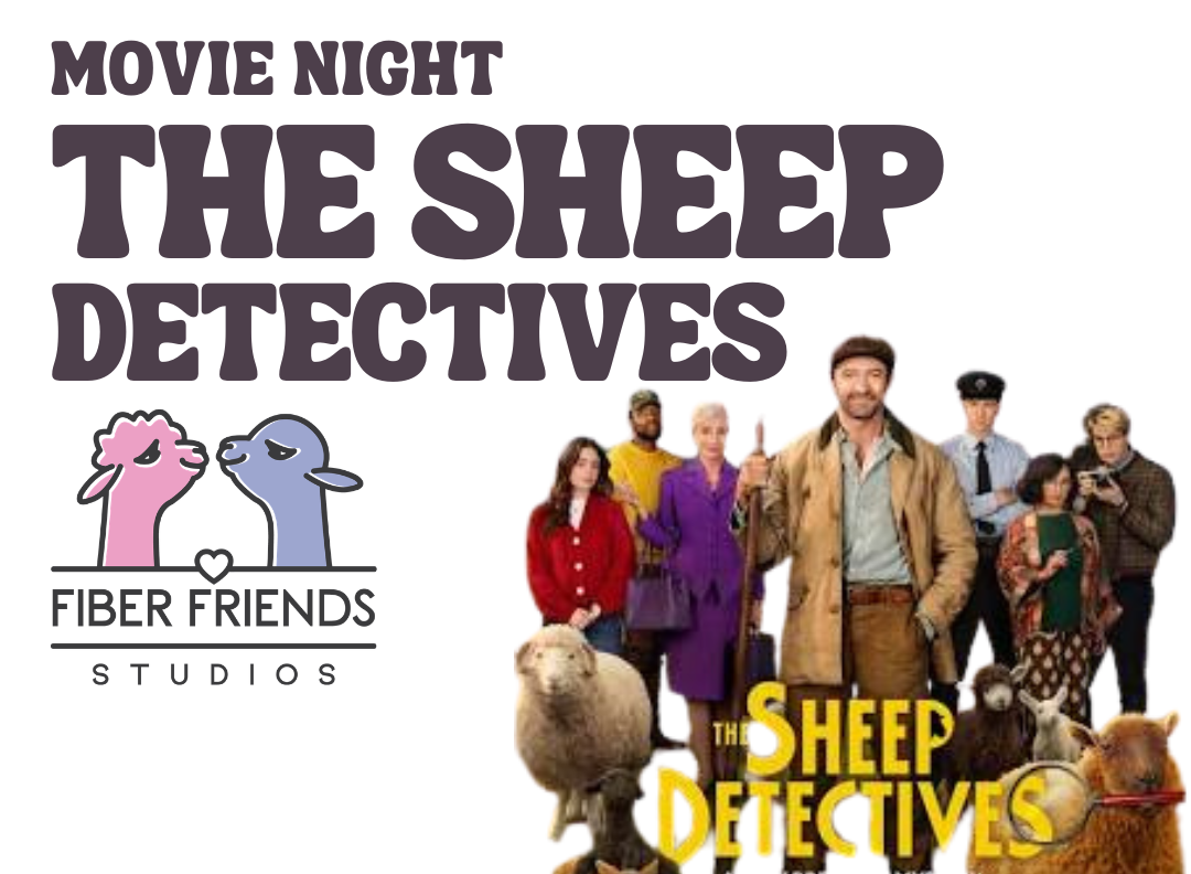 Movie Night: The Sheep Detectives at Fiber Friends Studio
