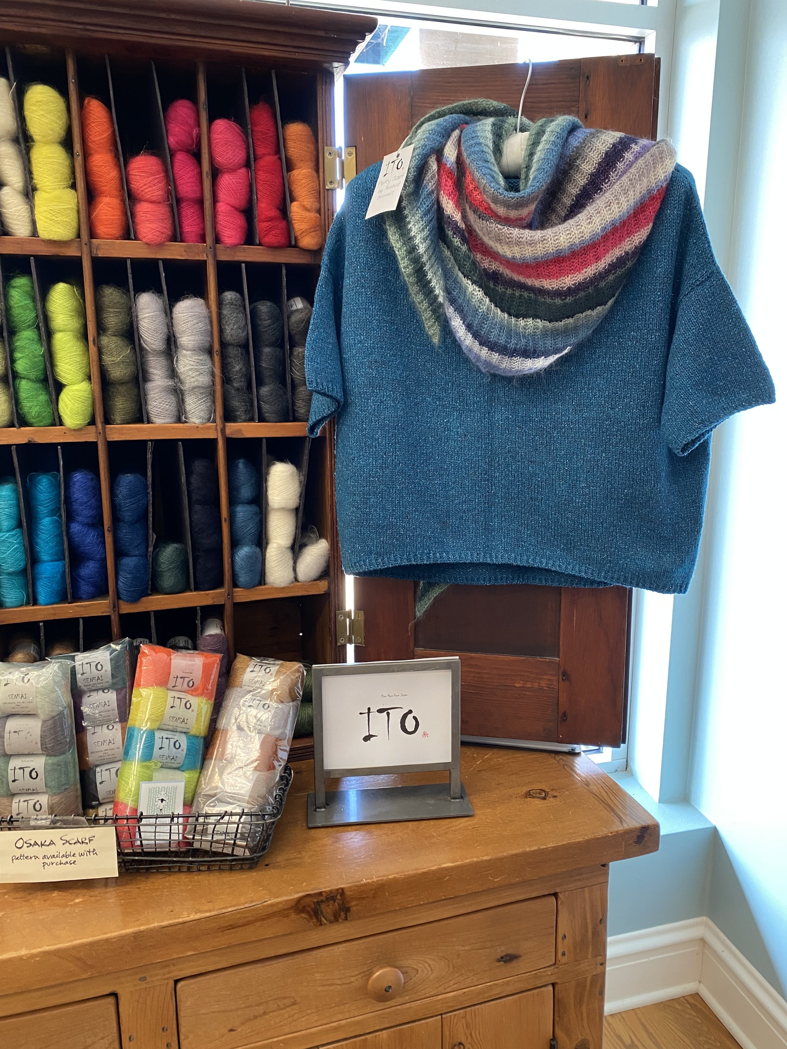 ITO Yarn Trunk Show At Three Bags Full Knitting Studio