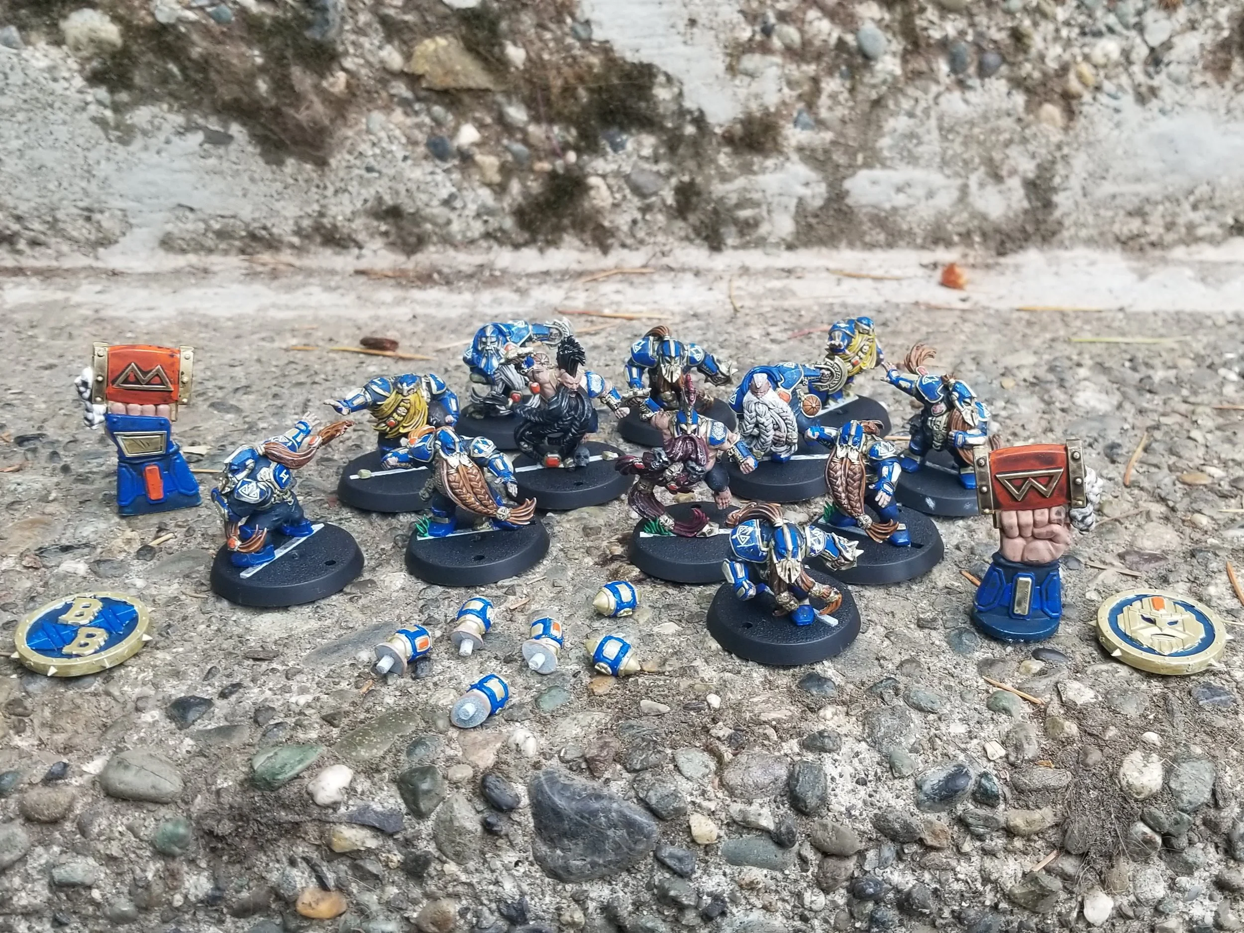 The Dark Dwarf Juggernaut Juggalos (Blood Bowl)