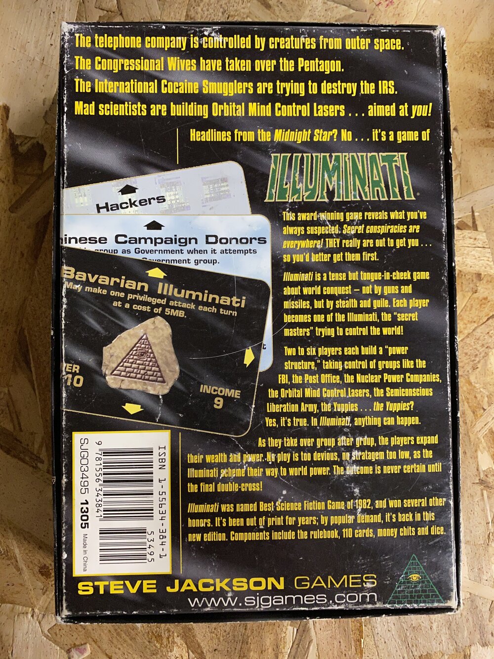 Steve Jackson Games Illuminati 2nd Edition for sale online