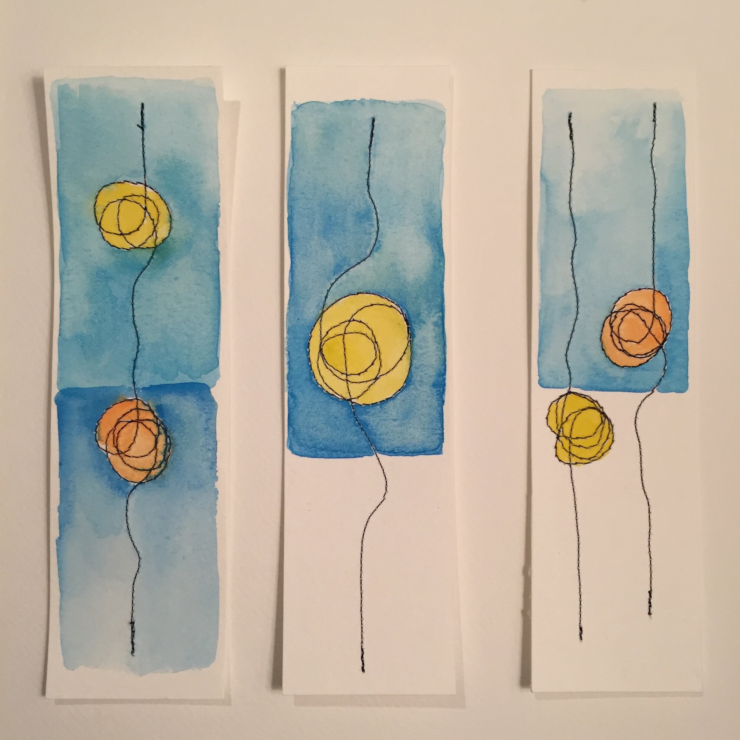 Art for Marking Books - (3) Bookmarks 