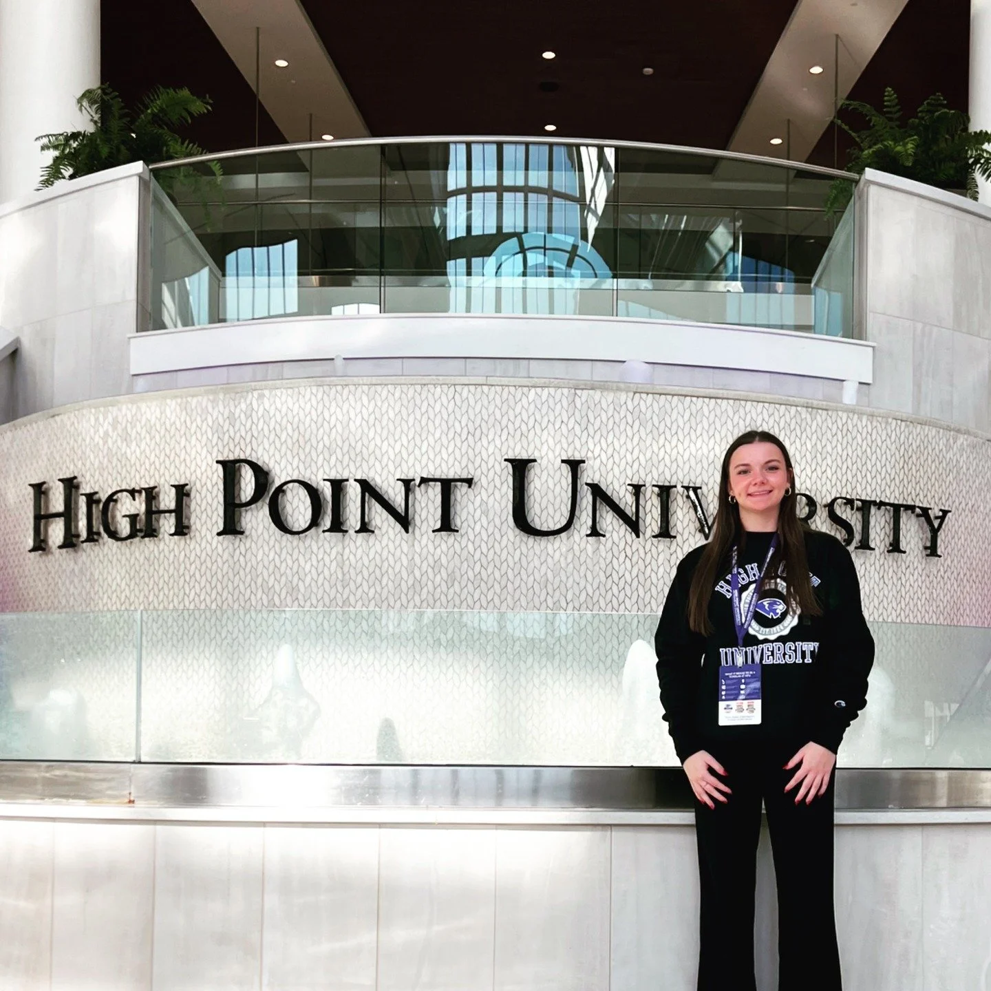She made her decision and committed to High Point University in NC - This Panther is going to be AMAZING! 💜