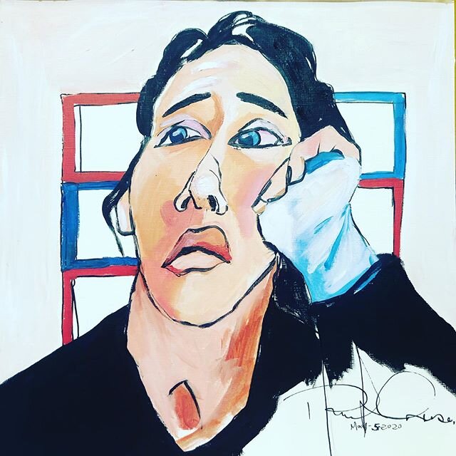 &ldquo;The leeloo is thinking &ldquo;
12&rdquo;x12&rdquo;
Mix media oil and ink on paper
From my corona journal &rlm;All of my oil on paper and pen and inks from the corona journal posted on Facebook are available for $200 plus shipping
&rlm;For ever
