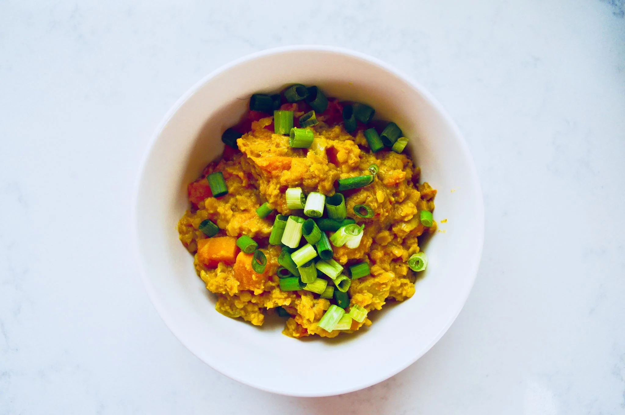 butternut squash lentil curry