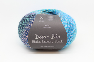 Shade #06 Wilderness 100g ball Debbie Bliss Debbie Bliss Rialto Luxury Sock Yarn 