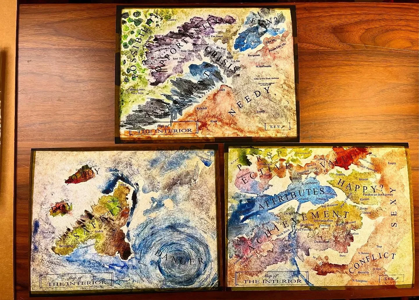 Beautiful 8.5x11 Fine Art Matte Gicl&eacute;e Prints of some recent works are currently available for purchase IRL at @enochs.nyc ! Here&rsquo;s what the prints look like. The quality is excellent! And the originals are on display until 11/15. So ple