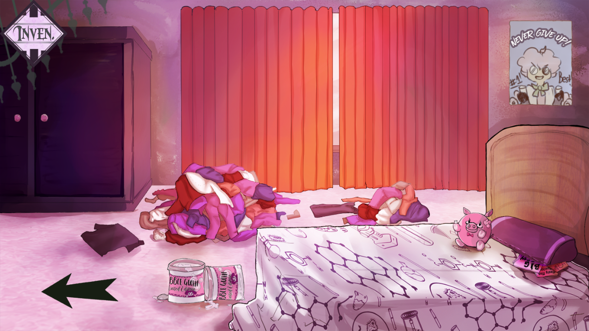 Bedroom background from Dr. Frank's Build-A-Boyfriend (2017)